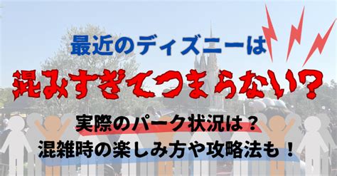 ディズニー 混み すぎ つまらない|混雑が異常すぎて、早々に引き上げました .